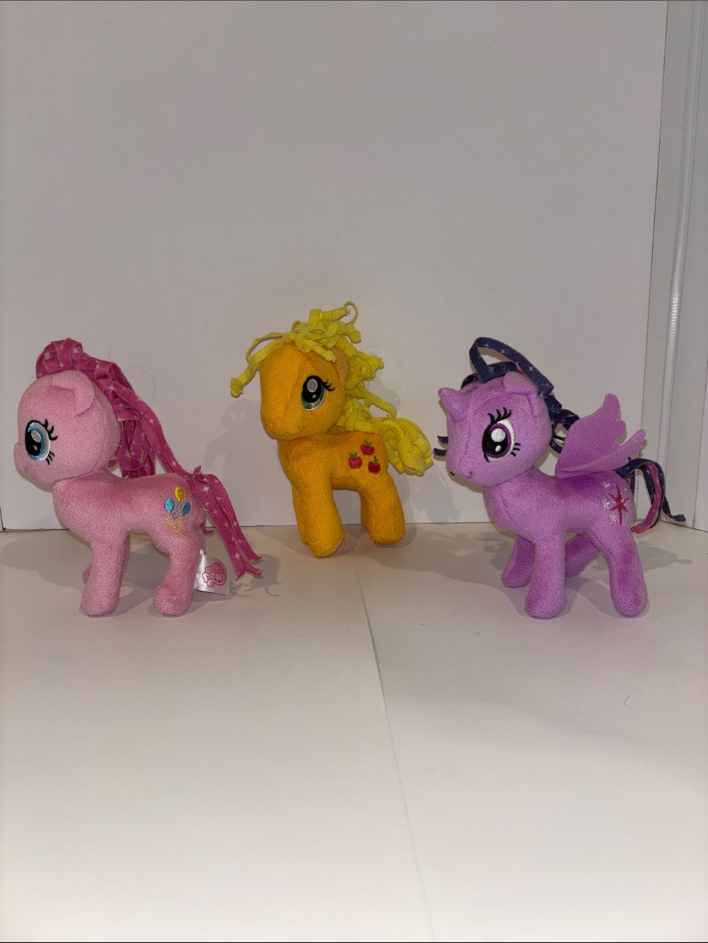 My Little Pony Plush Trio - Pink, Yellow & Purple Mini Ponies